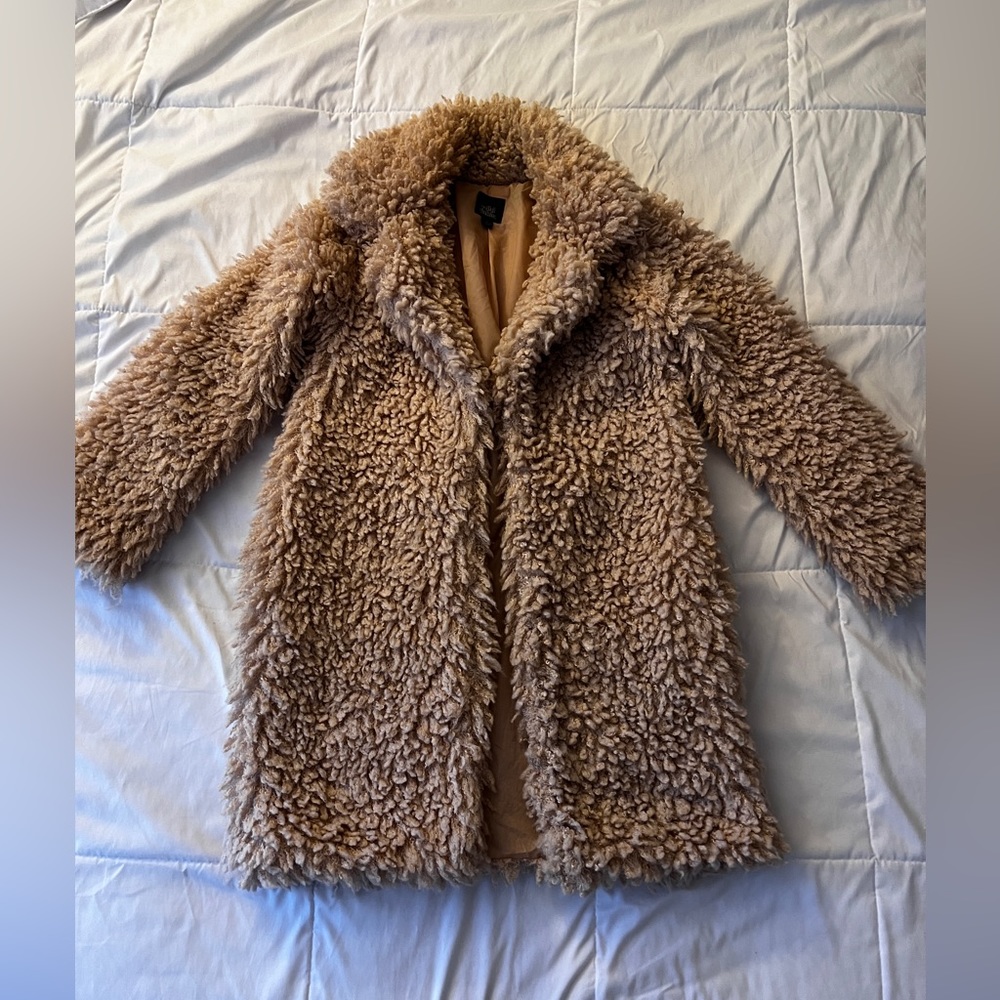 Light Brown Teddy Jacket - image 1